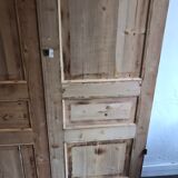 Pair of old XIX pine doors