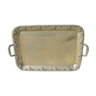 Plateau de service à décor de pampres de vigne