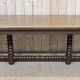 Oak monastery table with turned legs from the 1930s