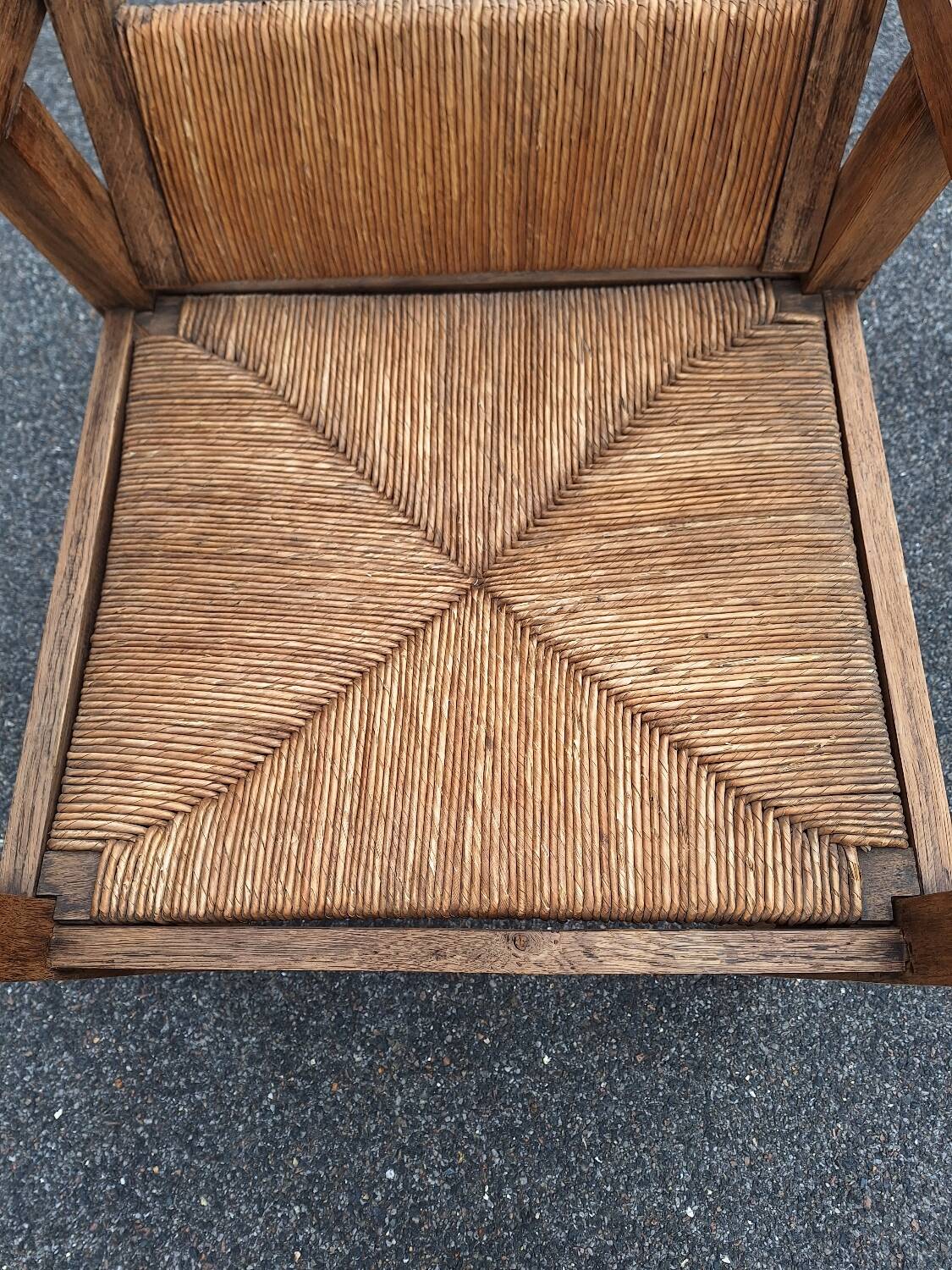 Vintage Brutalist Armchair