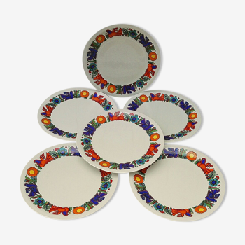 Assiettes plates porcelaine Villeroy & Boch Acapulco