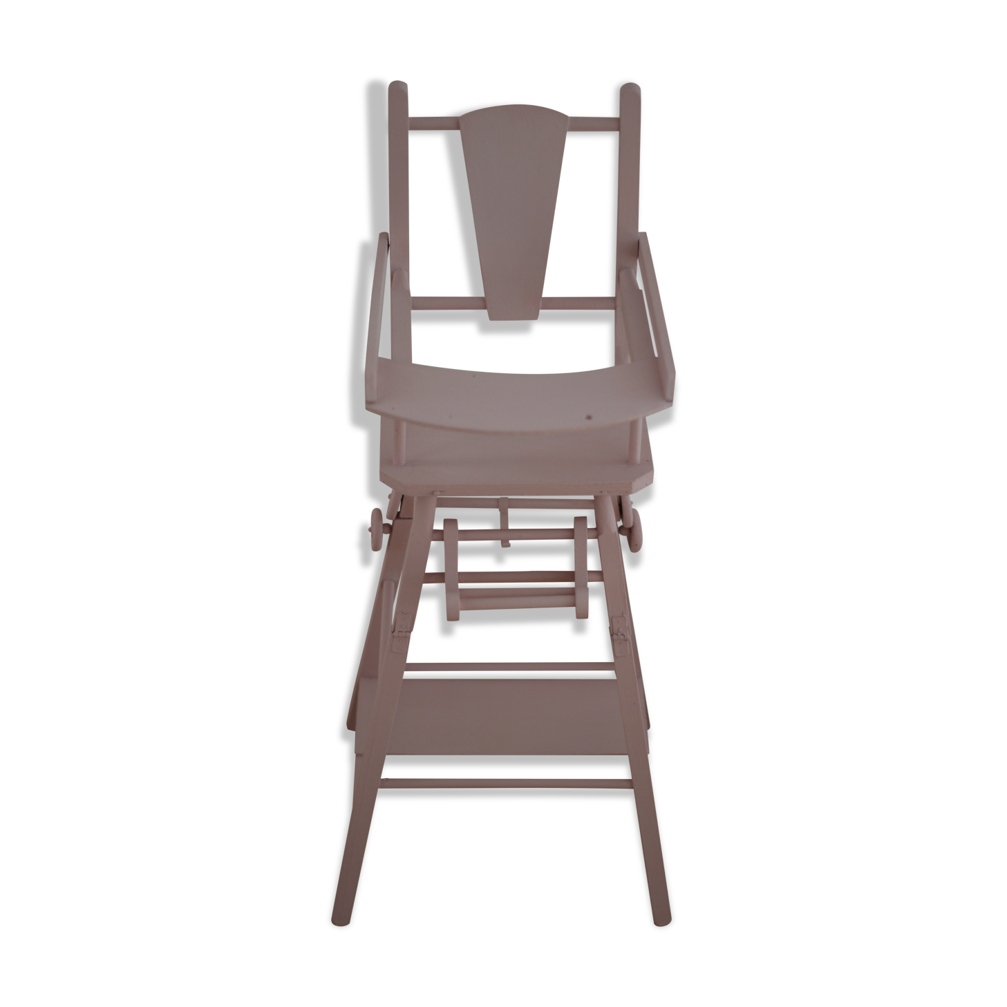 Children's wooden high chair