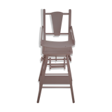Children's wooden high chair