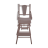 Children's wooden high chair