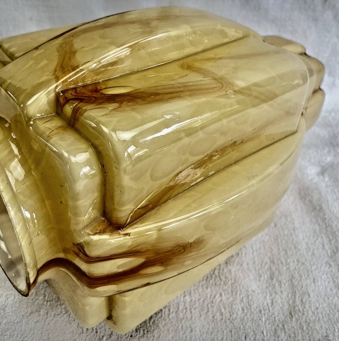 Antique Art Deco skyscraper ceiling chandelier