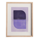 Abstract painting on paper 30x40 signed eawy