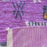 Purple Berber Rug - 303 x 200 cm