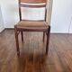 Set of 4 vintage solid wood chairs
