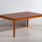 Vintage Scandinavian coffee table in beech wood – Nordic design (circa 1960–1970)