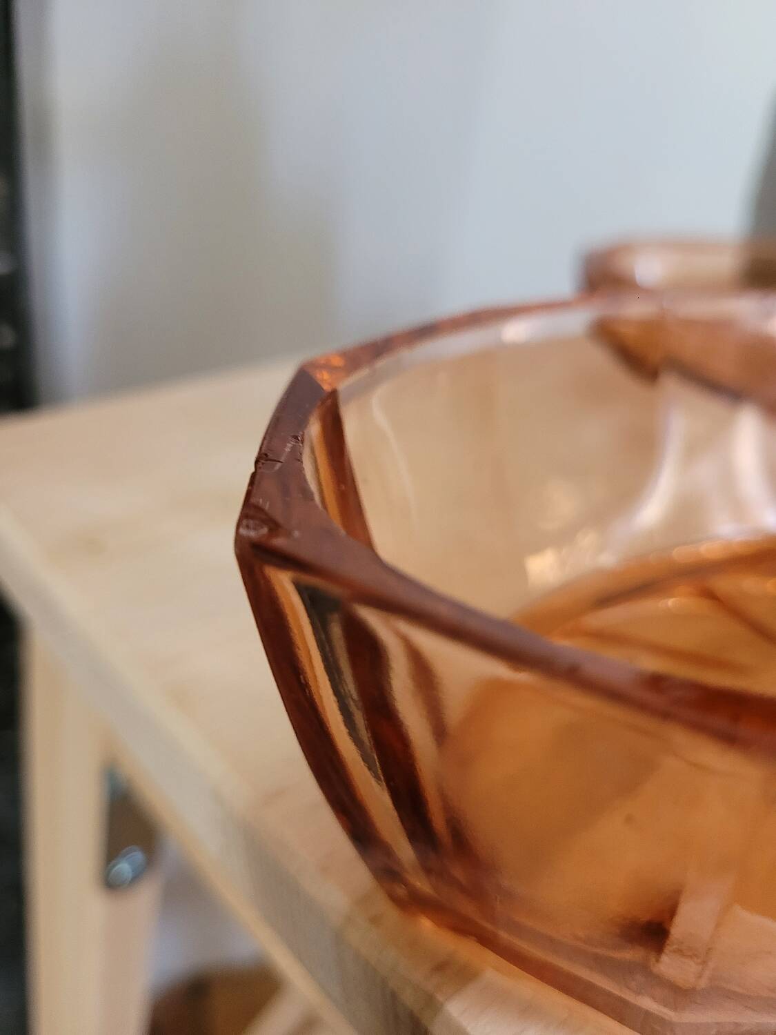 Bavel fains rosaline glass butter dish