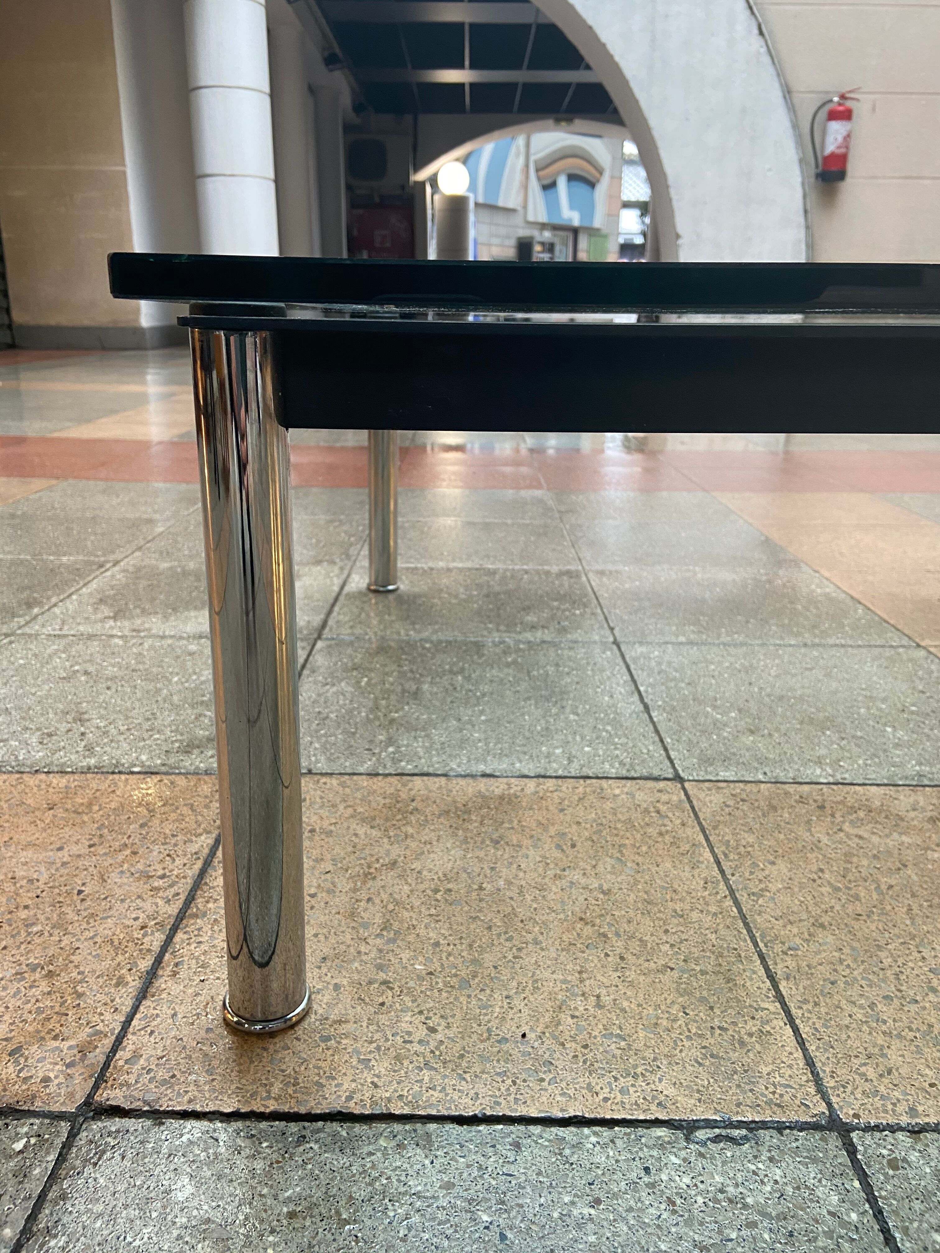 LC10P coffee table by Le Corbusier Cassina 2000 edition