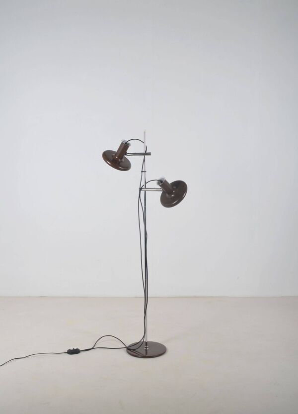 Lampe sur pied danoise 'Optima 4' conçue par Hans Due pour Fog & Mørup, 1972