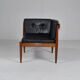 Univers corner chair by Kai Kristiansen for Magnus Olesen. 1965.