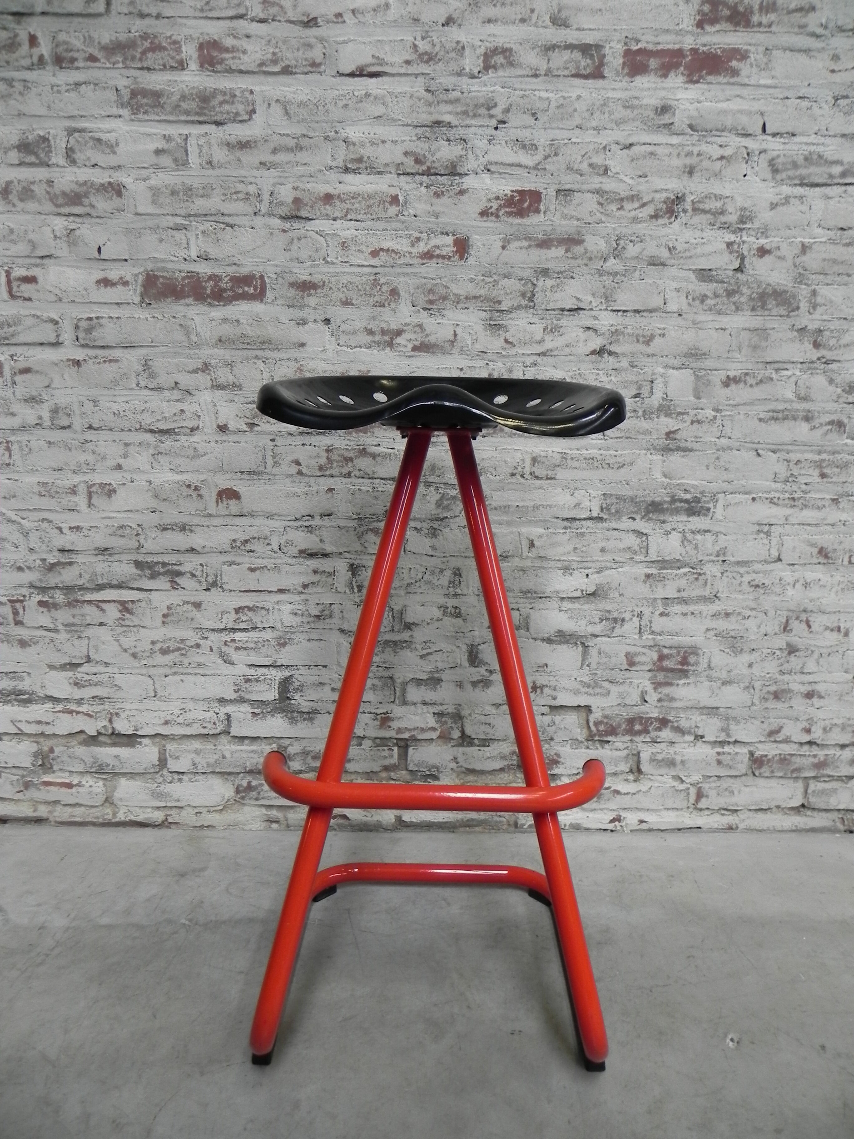 Tabouret bar vintage acier siège de tracteur