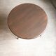 Table basse ronde pieds compas