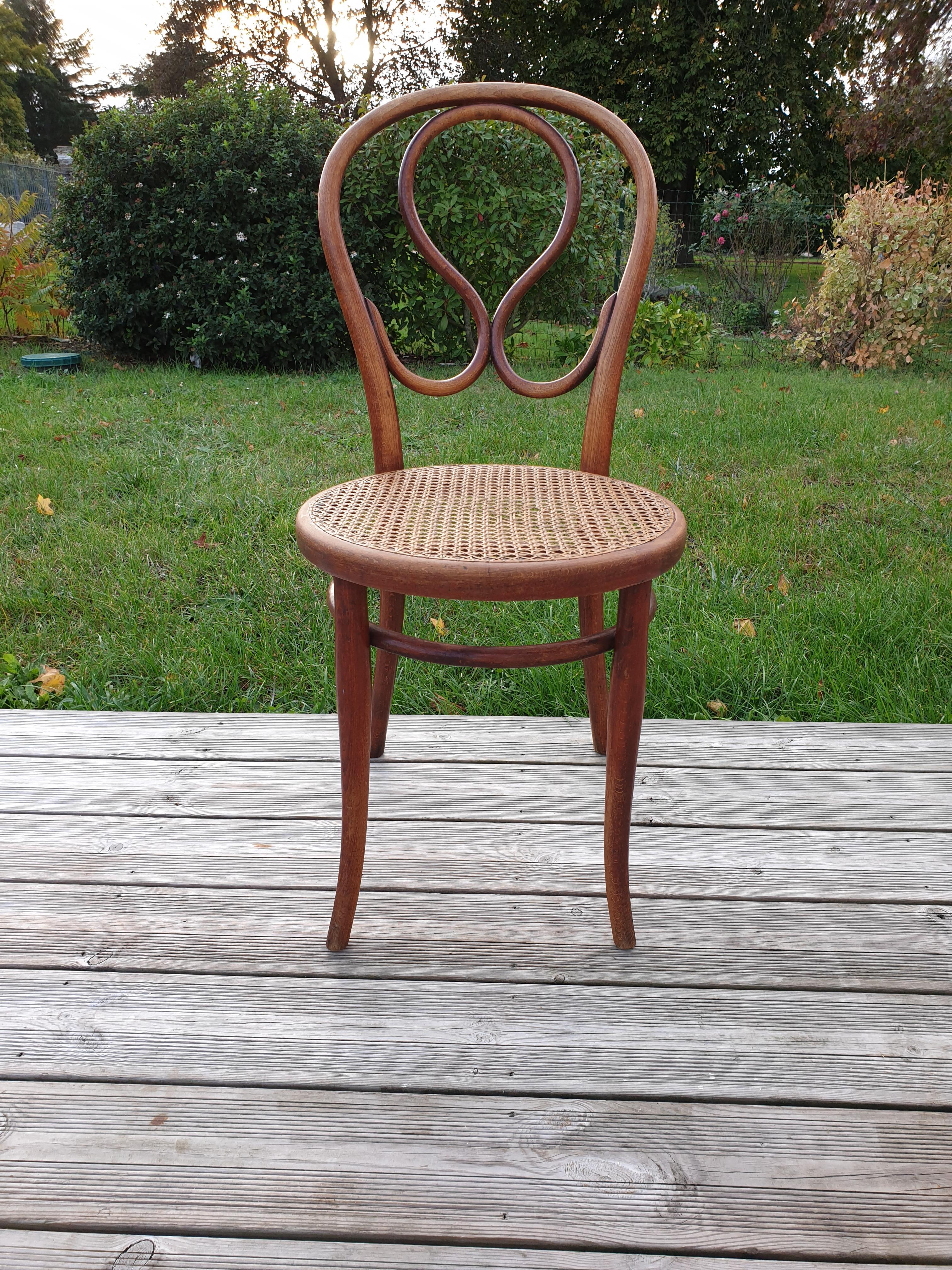 Série de 6 chaises Thonet N°20 Omega
