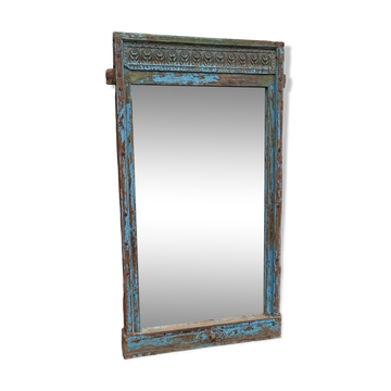 Mirror in old wooden frame, 174x100 cm