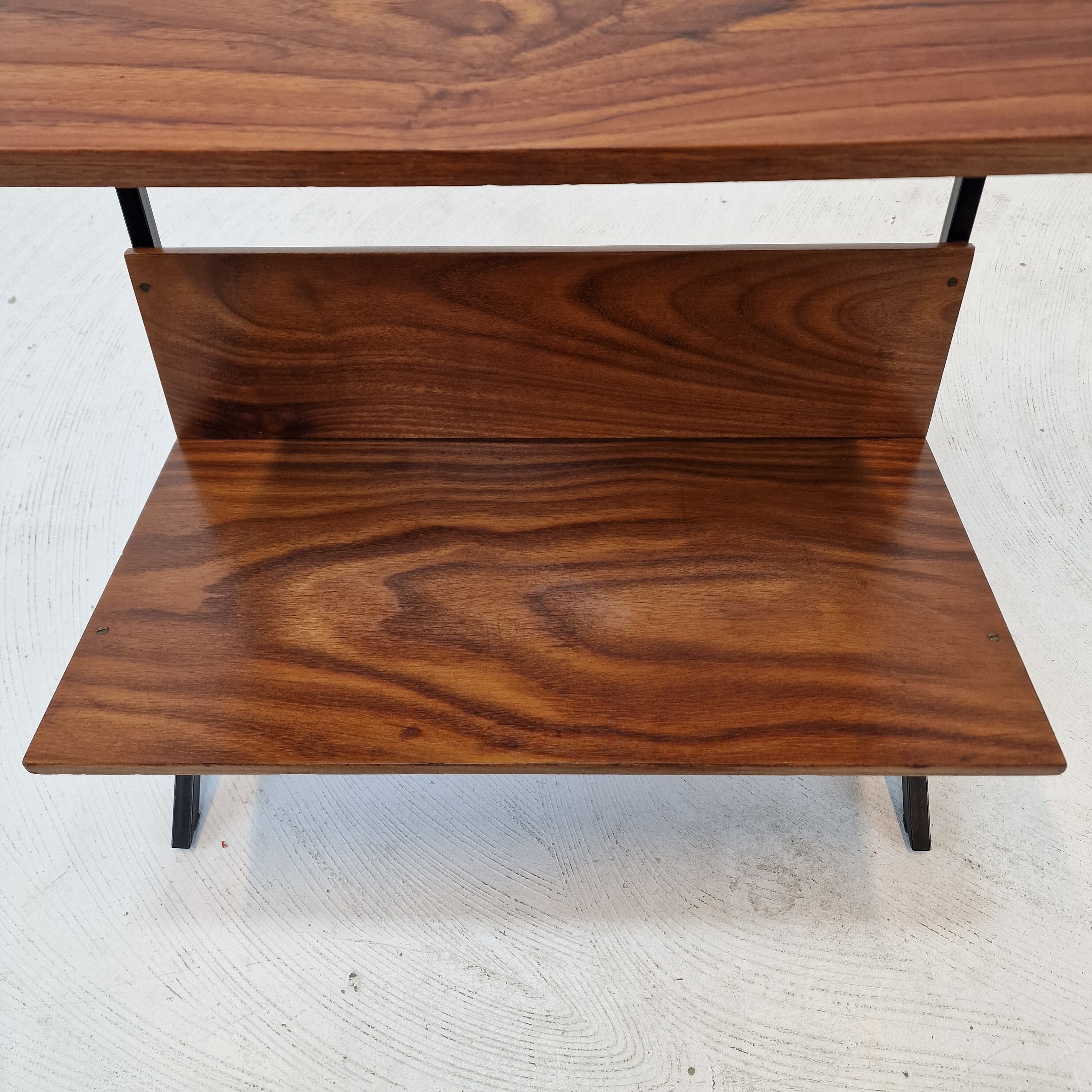 Mid century dutch side table or magazine rack, 1960's