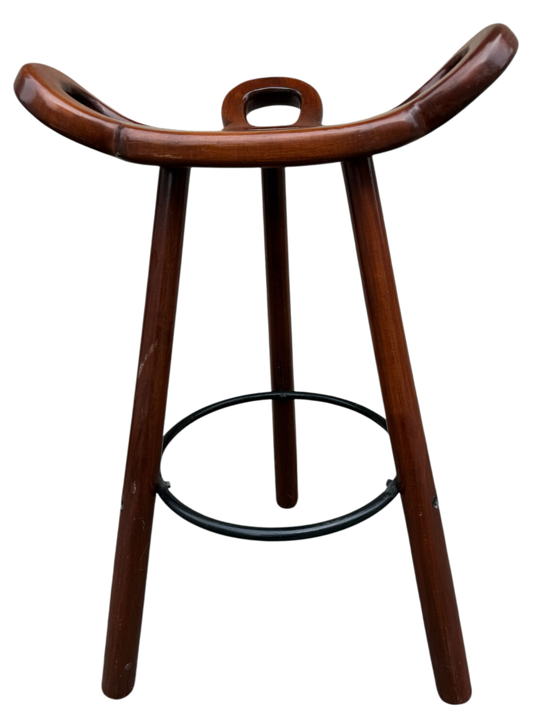 Tabourets de Bar Brutalistes, Marbella par Sergio Rodrigues,Espagne, 1