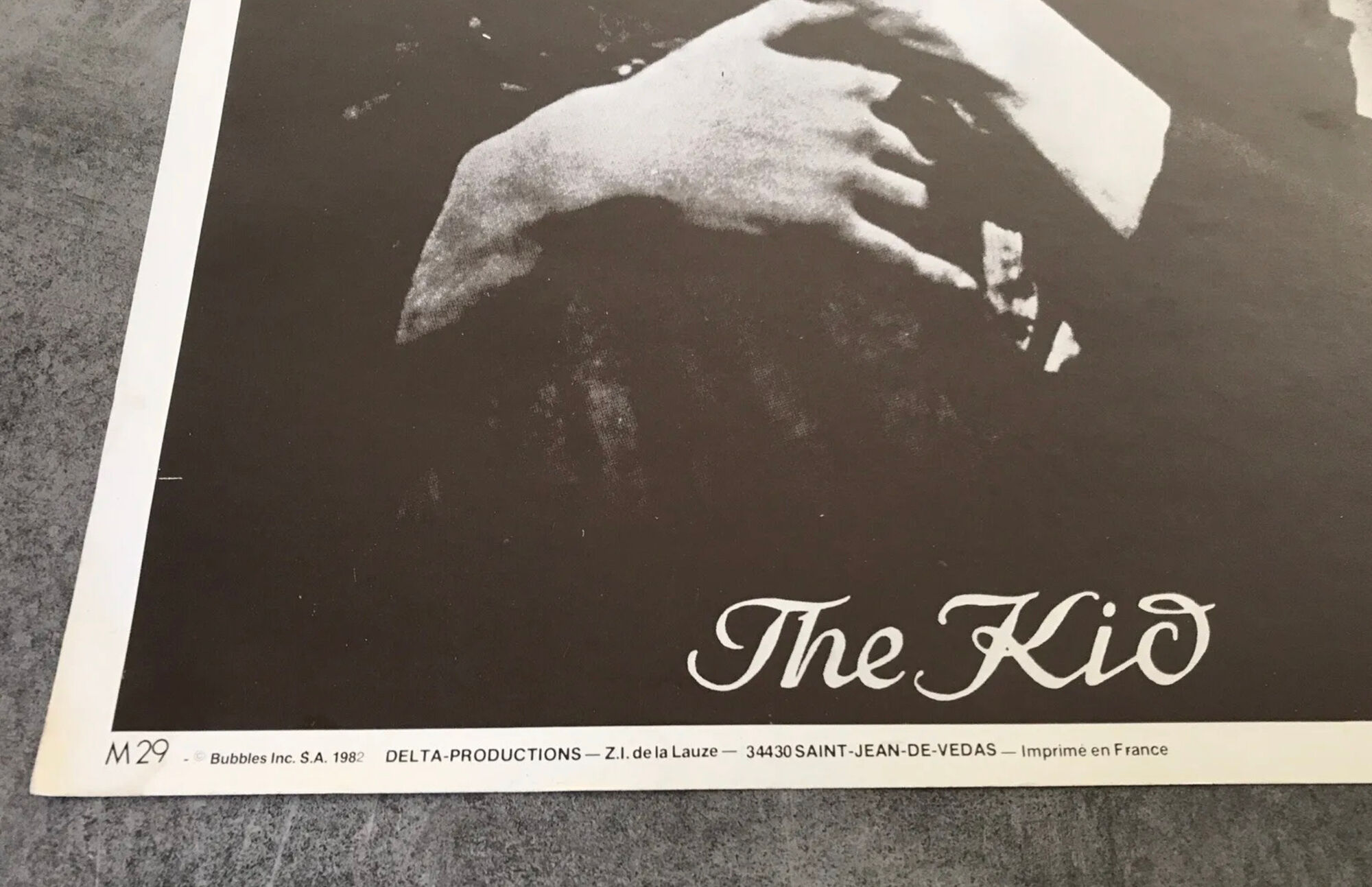 Poster film the kid, charlie chaplin, delta-productions m29 - 41 x 31,5 cm
