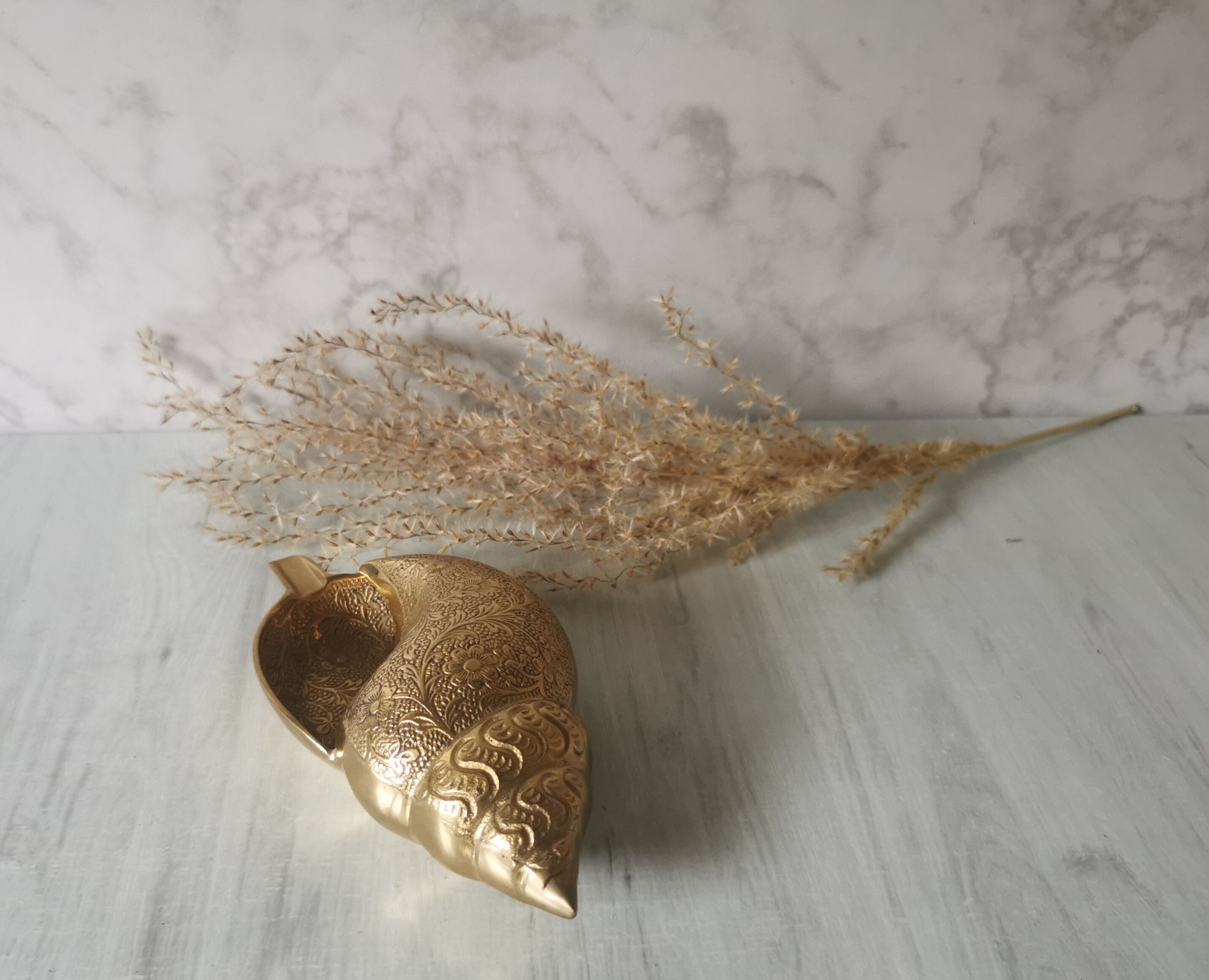 Brass shell ashtray