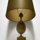 Pair of ostrich egg table lamps, 1960