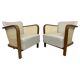 Art Deco Bauhaus armchairs by Lajos Kozma for Thonet Mundus