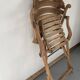Antique wooden folding chair
