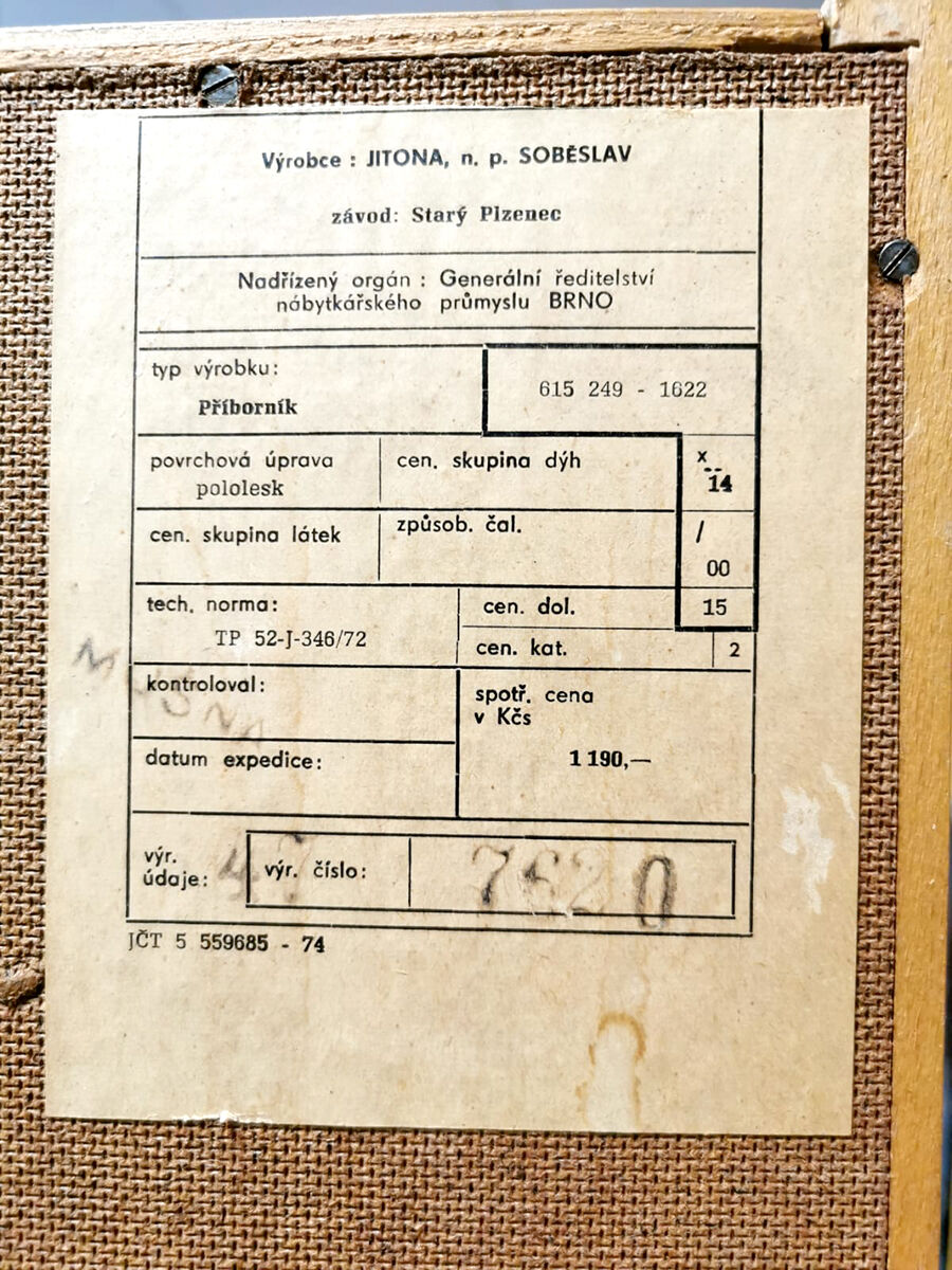 Vintage Czech design cocktail bar by Bohumil Landsman for Jitona
