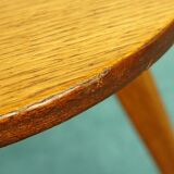 1960 compas foot tripod side table