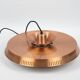 Danish vintage copper lamp from 1960s