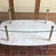 Table low double trap design 1950 vintage