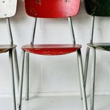 Ensemble de 4 chaises vintage