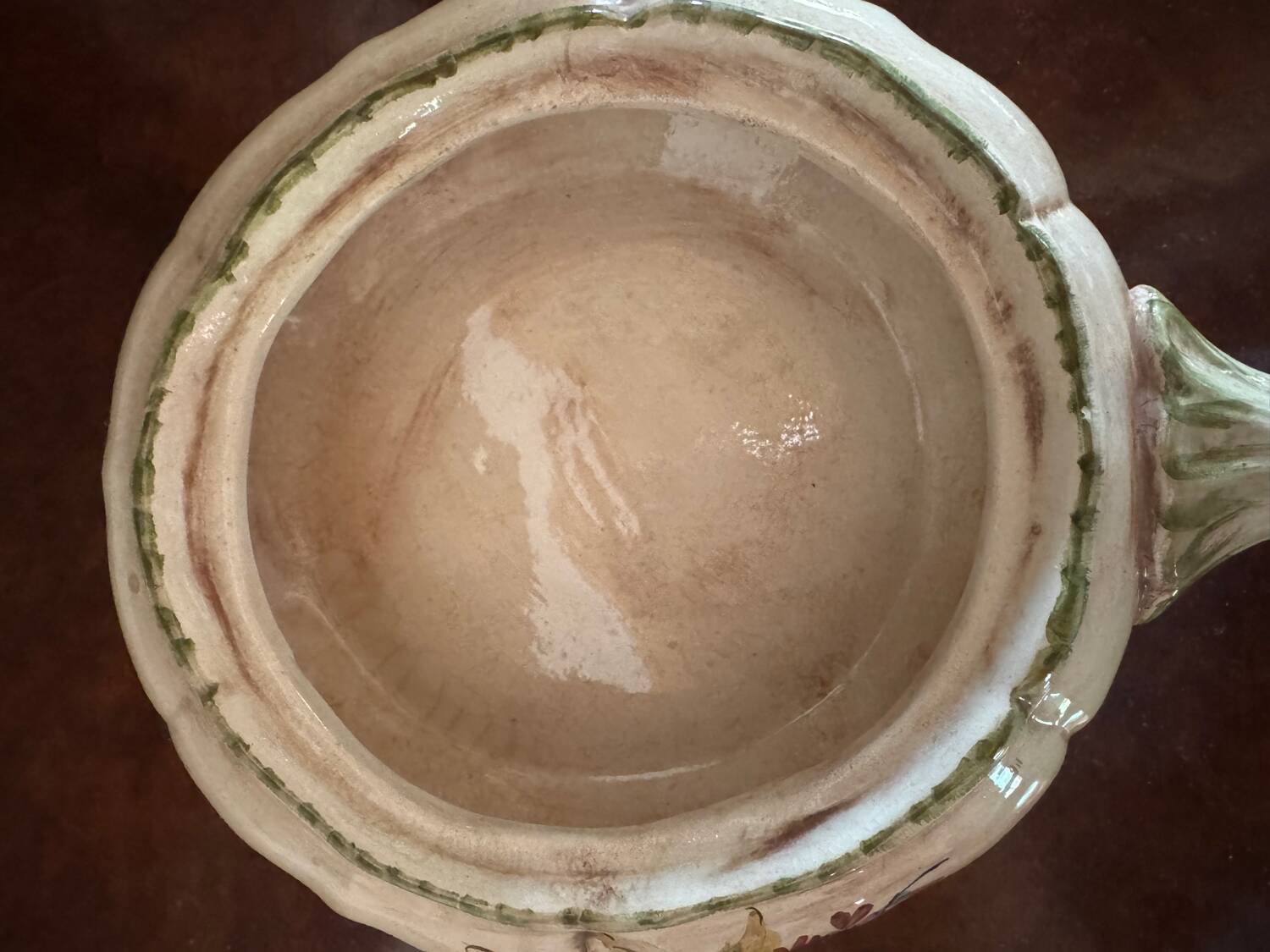 Antique ceramic flower vase