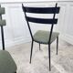 4 chaises italiennes avec Tweed, années 1960