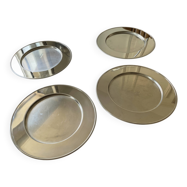 Lot de 4 sous-assiettes, plats de service, Italie Effepi 3 - design italien