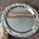 Silver-coloured metal plate