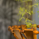 Teak fruit basket 1960