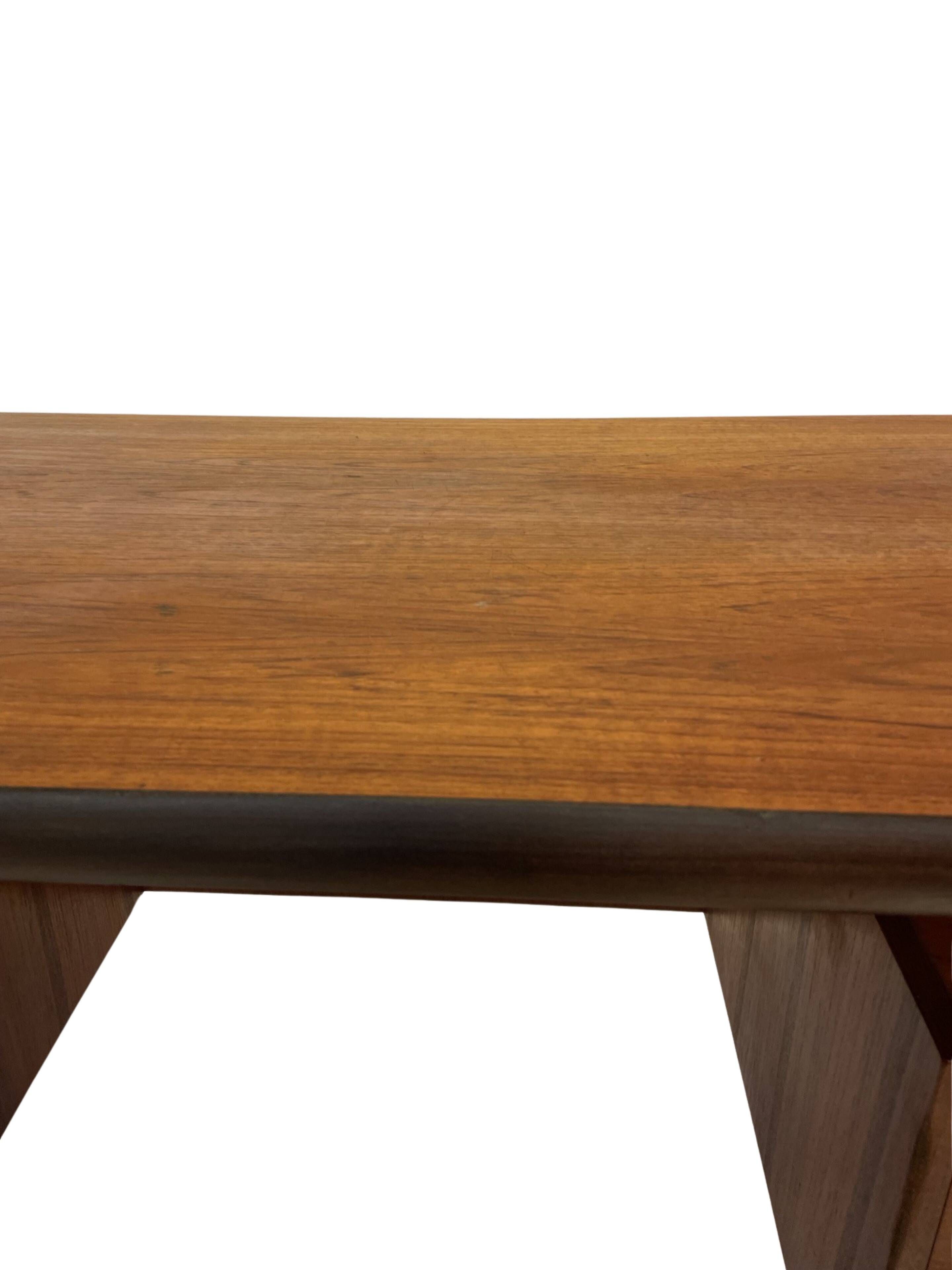 Bureau vintage en teck de Tijsseling pour Propos Hulmefa 1960