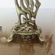 Pair of art nouveau style brass candlesticks
