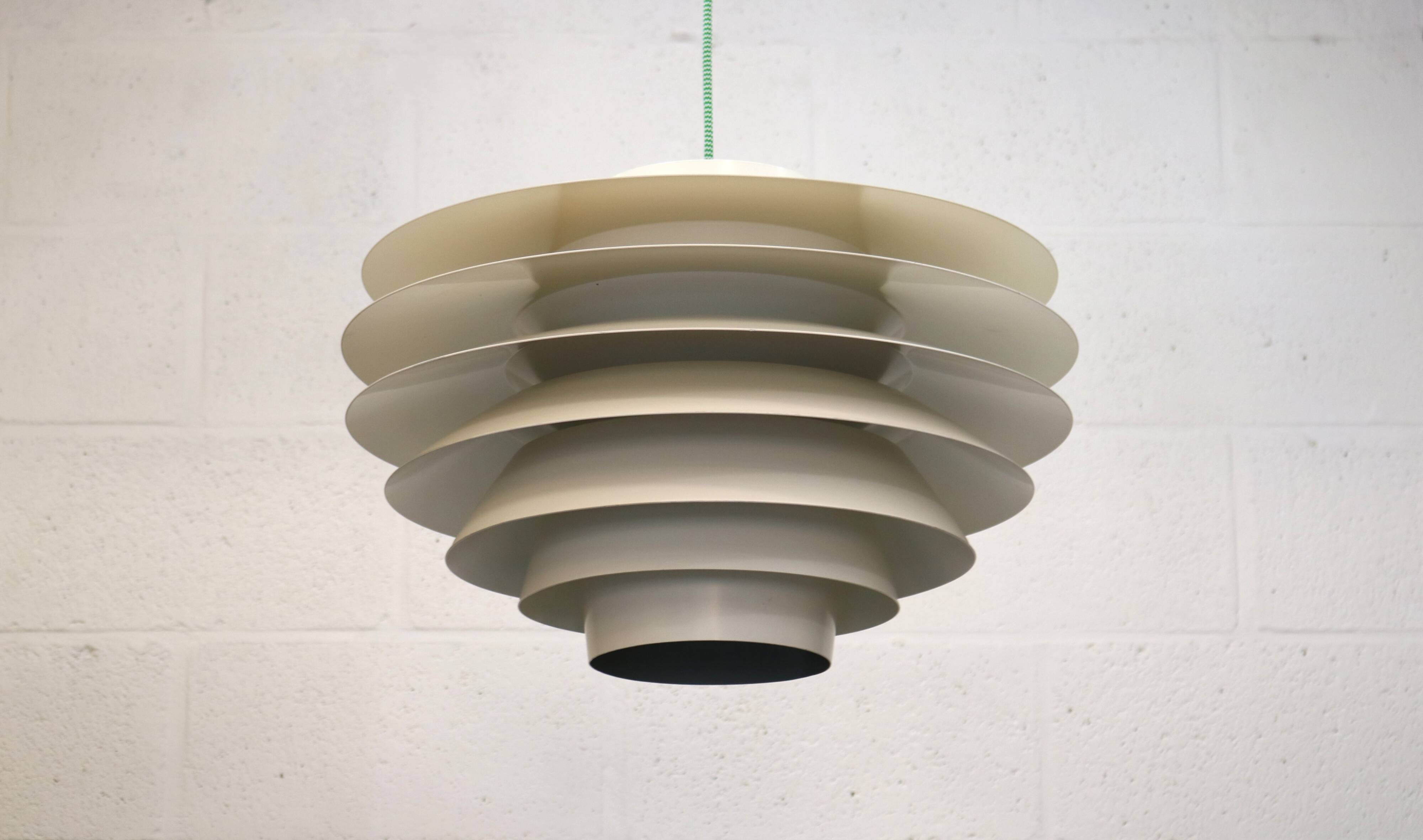 XL Verona Pendant Lamp by Svend Middelboe for Nordisk Solar - 1980s Scandinavian