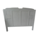 Headboard for a bed of 160 patinated pearl gray