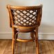 Fauteuil en rotin années 80