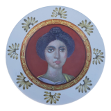 Decorative porcelain dish "Pompeii" numbered