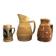 Two pitchers and a small original king beer mug