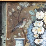 Nature morte, huile sur panneau, Jan Van Hoof