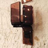 Lampes murales vintage en plexiglas, lot de 3