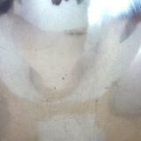 Large gravy boat on its frame, silver metal Cailar Bayard, 19th century