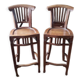 Pair of Arts and Crafts stools