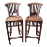 Pair of Arts and Crafts stools